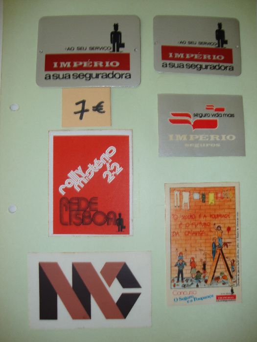 Vendo Coleção de Autocolantes dos anos 70 e 80 - 5/40