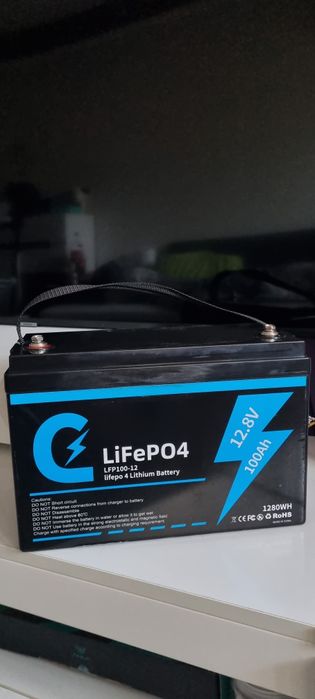 Акумулятор залізофосфатний Lifepo4 12.8v  100Ah