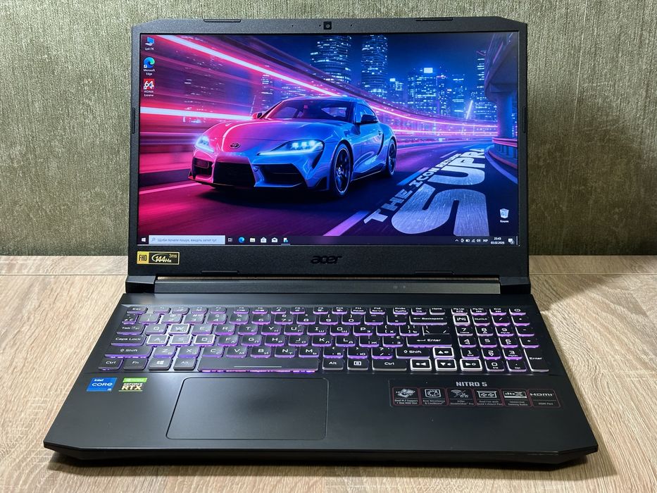 2К 165Гц! і5-11400Н, Acer Nitro 5, 8/256gb