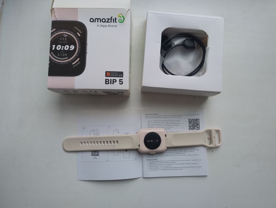 Продам б/у смарт‑годинник
Amazfit Bip 5
Стан хороший, майже не користу