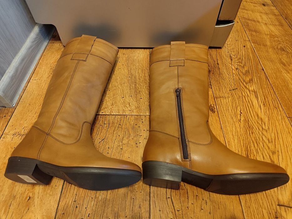 Kozaki skórzane Nowe