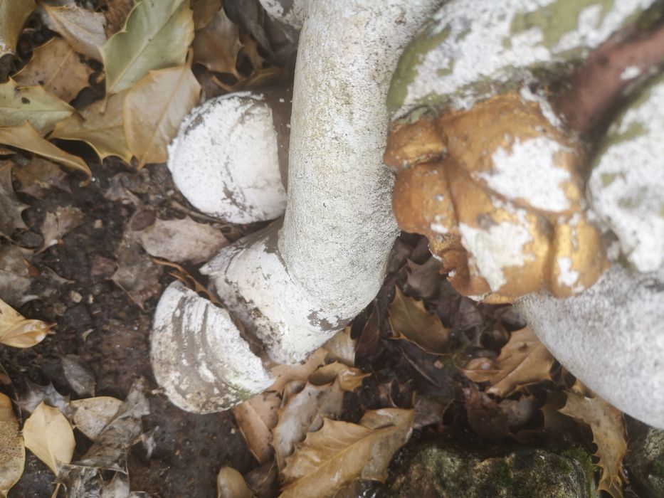 Duas estátuas de jardim