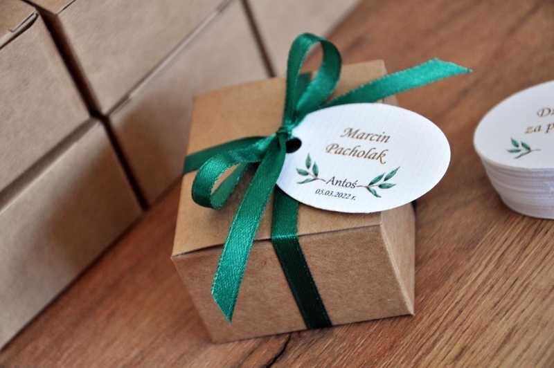 Winietka Pudełeczka na podziękowanie dla gości 2w1