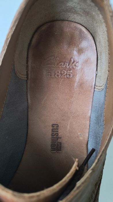Туфлі класичні броги Clarks шкіра