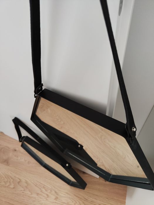 Lustra heksagon wiszące