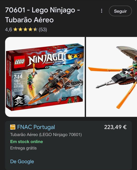 Lego Ninjago - Tubarão Aéreo