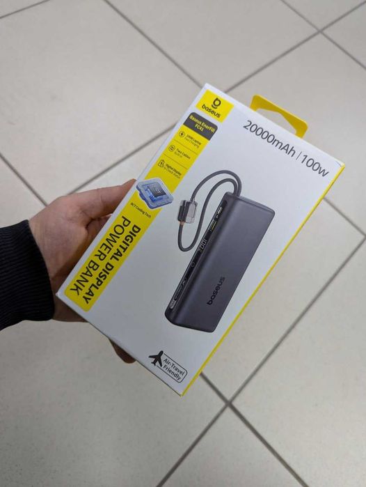 Baseus 20000 mAh 100W Павербанк для макбука / ноутбука power bank