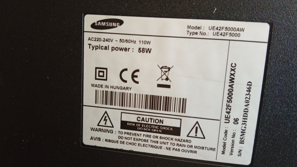 LCD Samsung 37 polegadas a funcionar com comando