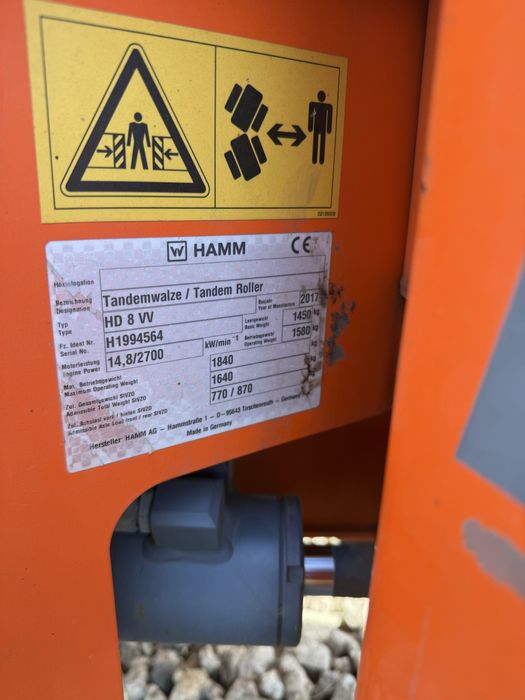 Дорожній Каток Hamm HD8 2018 R 700MH