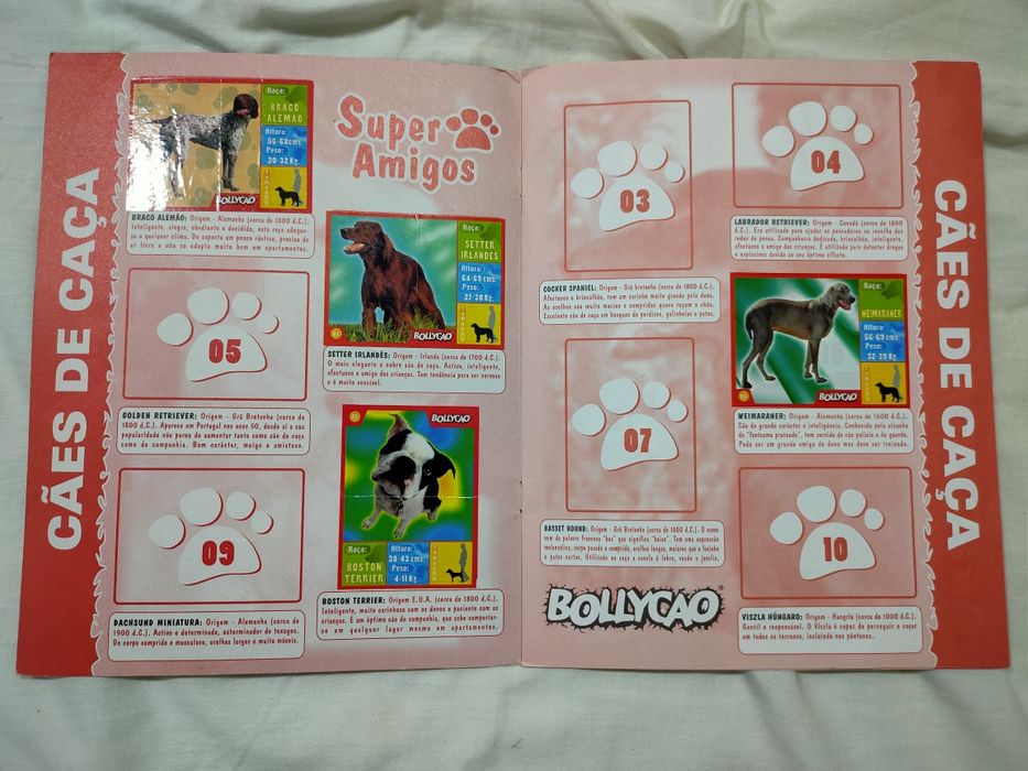 Caderneta Bollycao super amigos