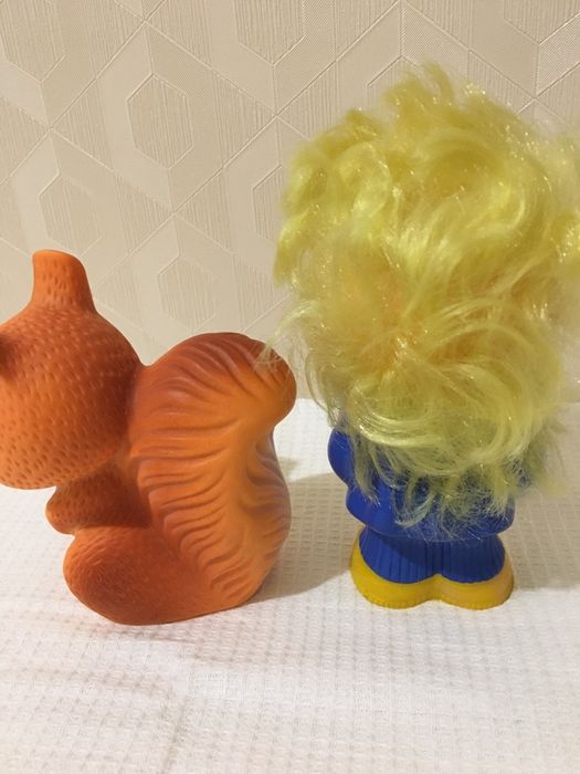 Резиновые игрушки ссср, цена за1шт,просто стояли,ими не играли, 14,5см