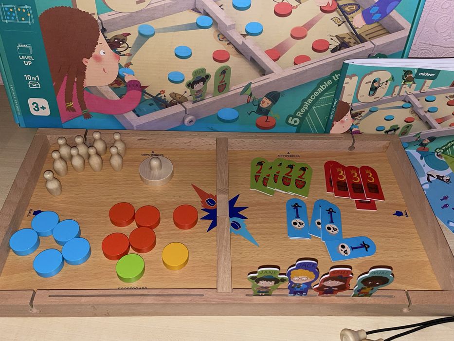 Дитячі пазли та настольна гра Mideer 10 в 1