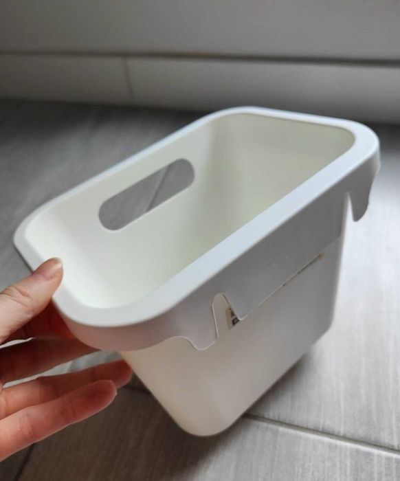 ikea kosz do segregacji mały biały