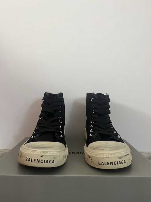 Кросівки/Кеди Balenciaga paris high-top graffiti