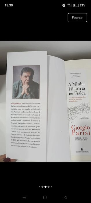 A Minha História na Física de Giorgio Parisi