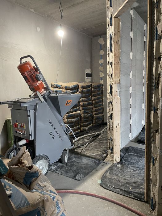 Штукатурка стін машинним способом | Квартири, будинки