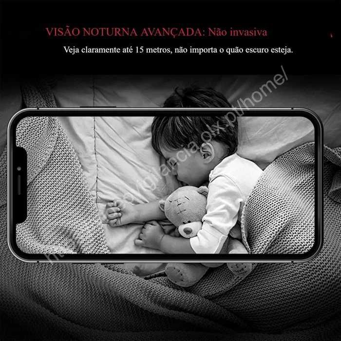 Câmara Vigilância Wi-Fi Full HD Interior Visão Noturna Alexa NOVA