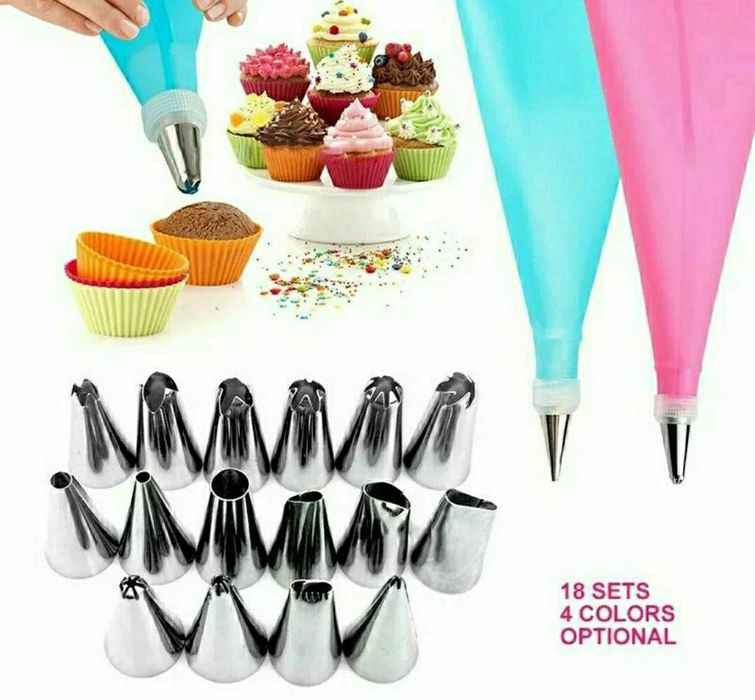 Кондитерский мешок 16 насадок