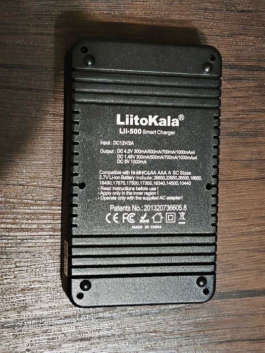 Зарядное устройство новое Liitokala Lii500