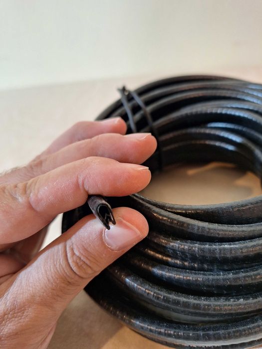 Protetor de Borda de Porta de Carro em Forma de U - 10 metros