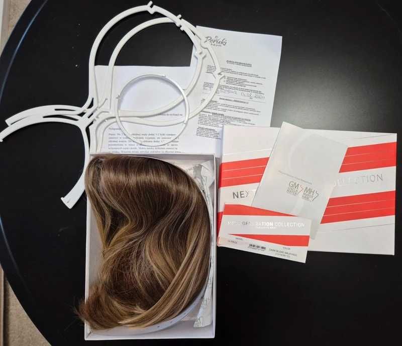 Peruka ciemny blond balayage do ramion GM Gisella Mayer MH Mayer Hair