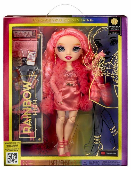 Розпродаж до 25.07!   Iгровий набір з лялькою Rainbow High S5 Priscilla Perez, оригінал