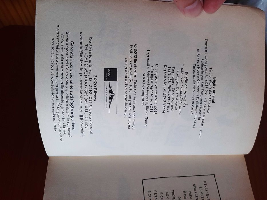 Livro - Não Comas Este Livro