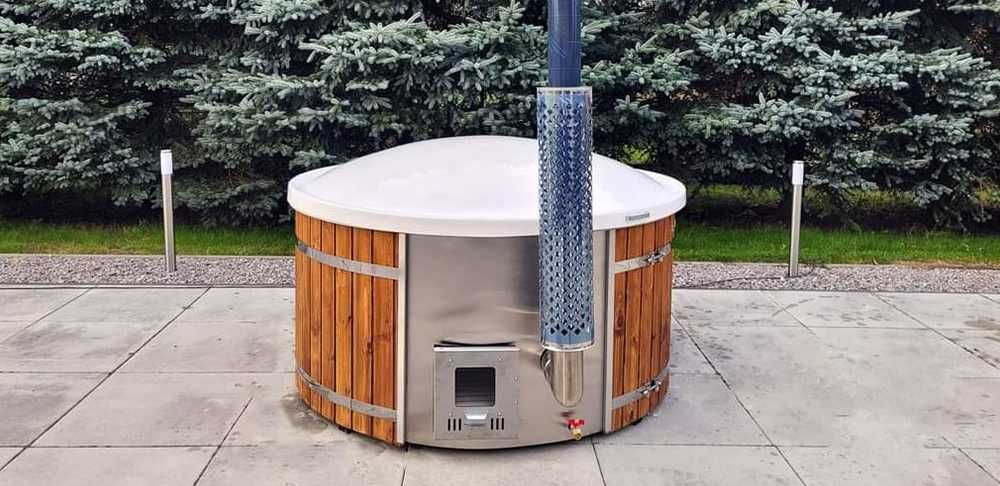 Balia Piec zintegrowany Hydromasaż Pokrowiec Jacuzzi Grzałka