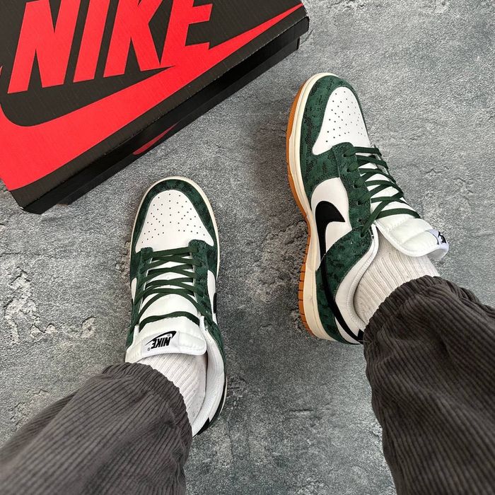 ПРЕМʼЄРА! Nike Dunk Low Green Snake 41 42 43 44 45 найк данк лоу грін зелені