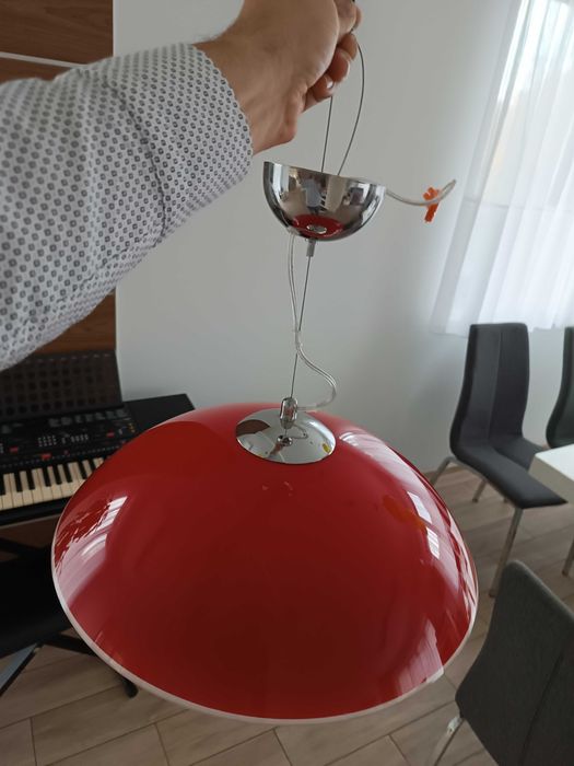 Lampa wisząca Szkło - Chrom