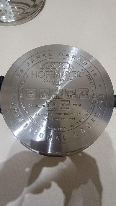 Patelnia 24cm z pokrywką HOFFMAYER