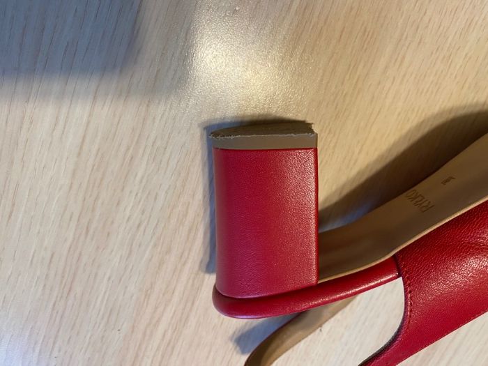 Buty skórzane, eleganckie na obcasie, Ryłko, roz. 38