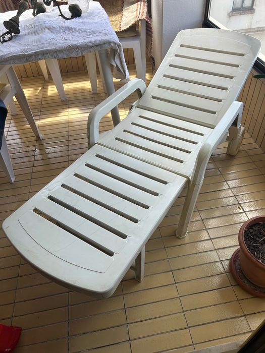 Espreguiçadeira com colchão