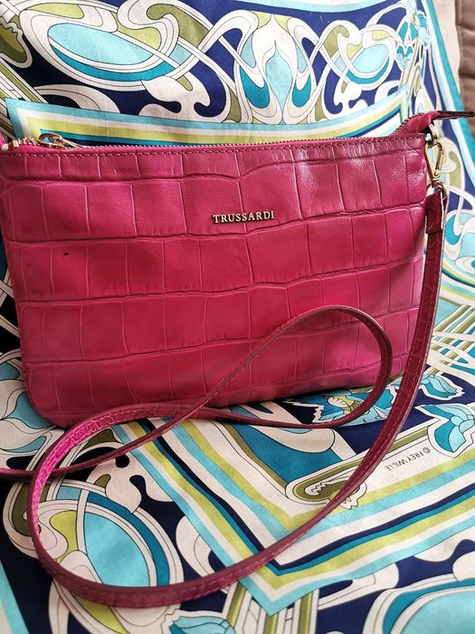 Trussardi cudna skórzana torebka