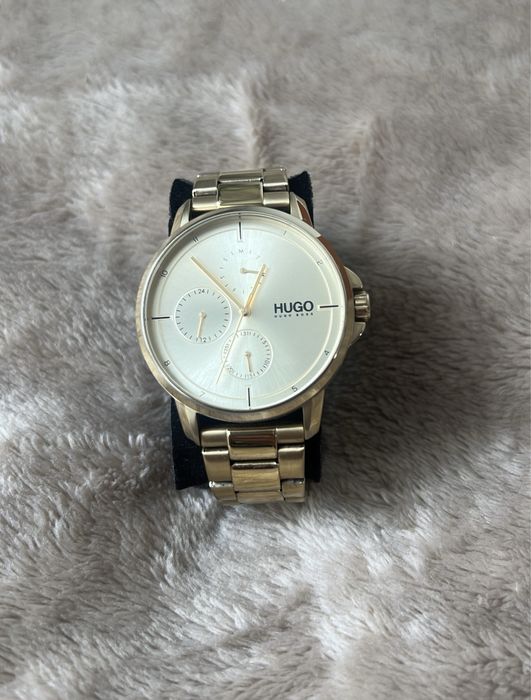 Zloty zegarek meski hugo boss