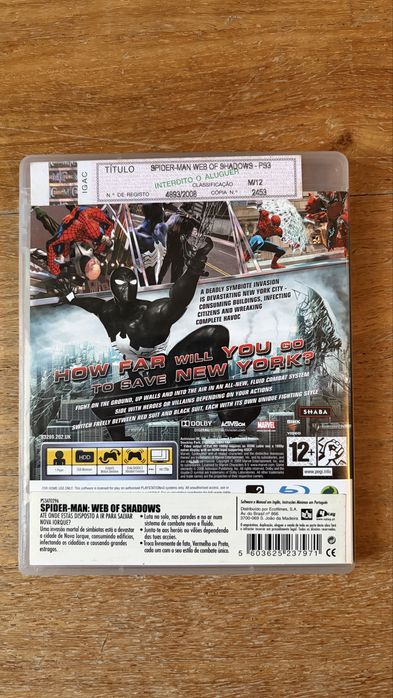 PS3 Spider-man web of shadows & Shattered dimensions