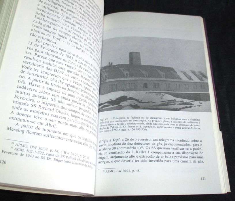 Livro Os Crematórios de Auschwitz Jean-Claude Pressac 1999