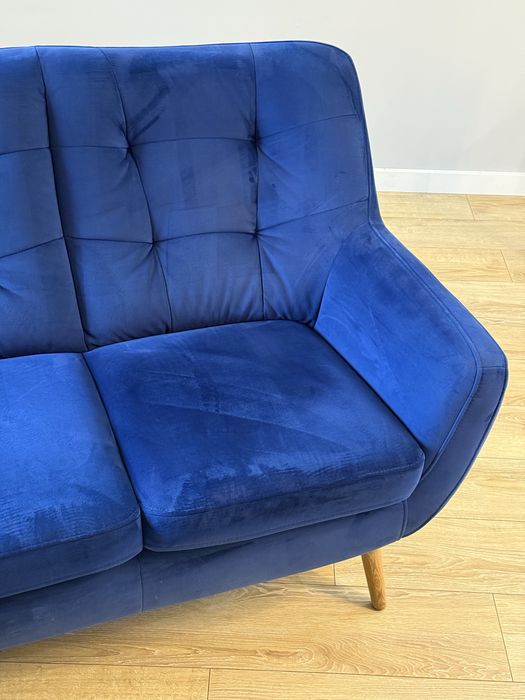 Komplet wypoczynkowy Scandi Agata meble sofa trójka, dwójka, podnóżek