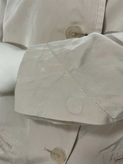 Jil Sander Beżowa Marynarka z Jedwabiem