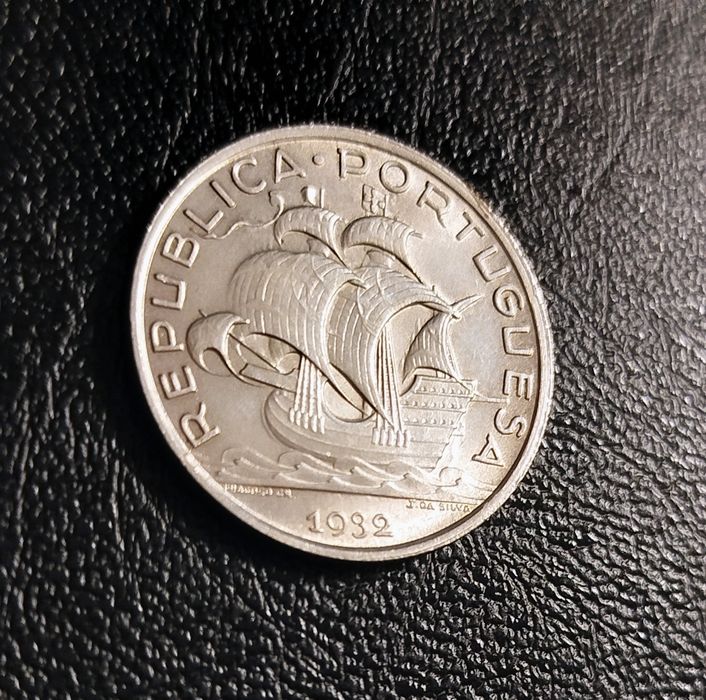 Moeda 5 escudos prata 1932