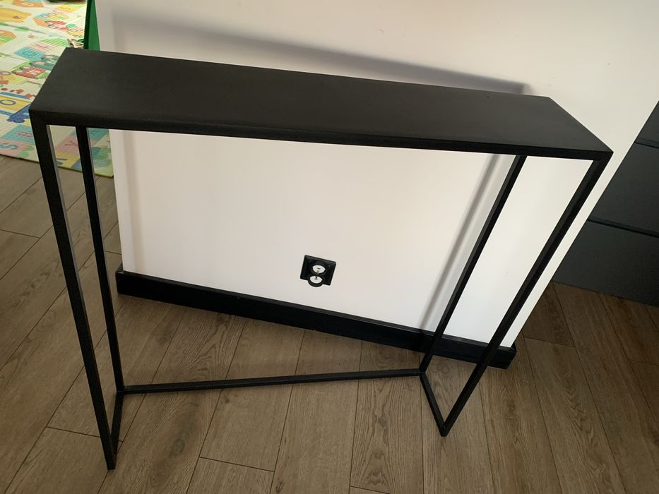 Konsola stolik czarny