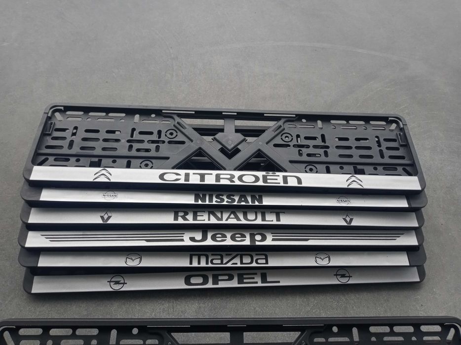 Номерні рамки для авто BMW VW Skoda Ford JEEP Hyundai Opel Mazda Рено