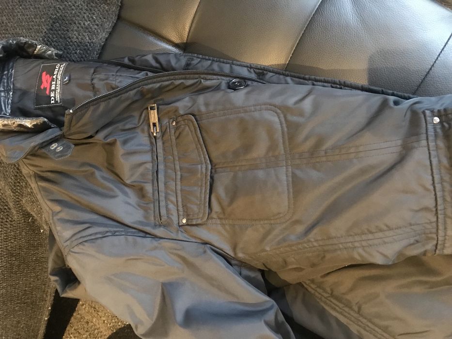 Kurtka marynarka pikowana na suwak guziki roz.L de blasio diesel zara