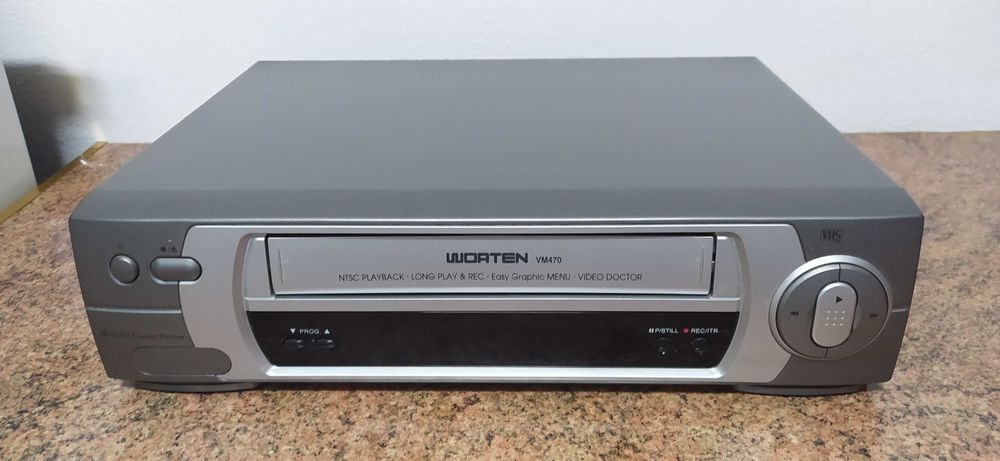 VHS video gravador
