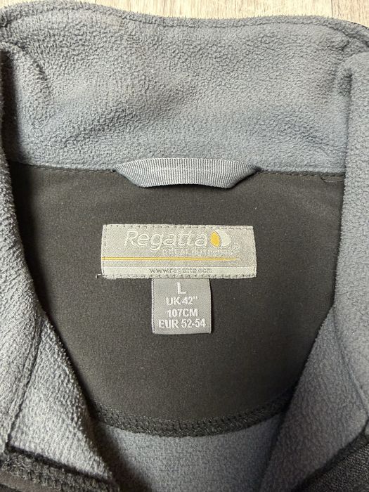 Ветровка Regatta Softshell размер L оригинал треккинговая чёрная tnf