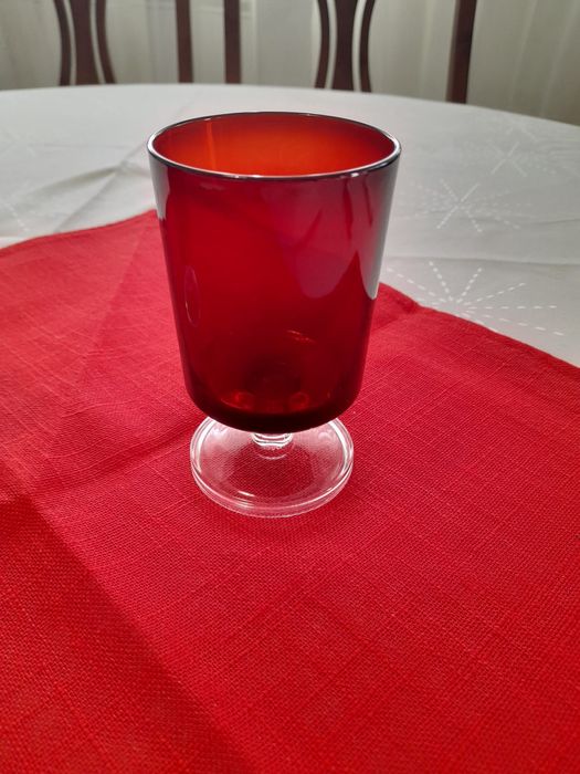 Par de copos de cristal