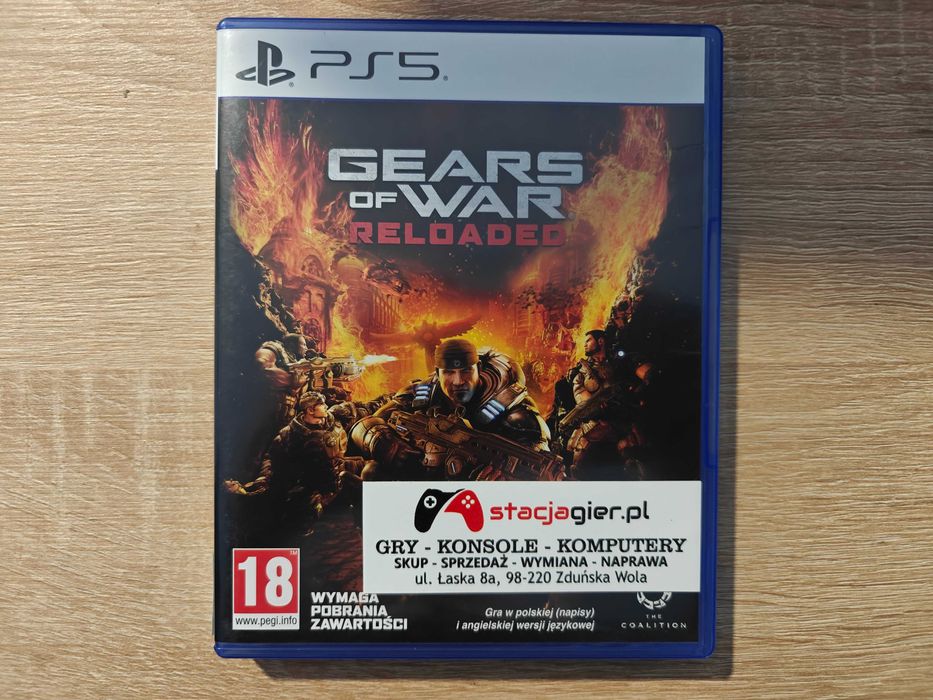 Gears of War Reloaded PL PS5 Playstation 5