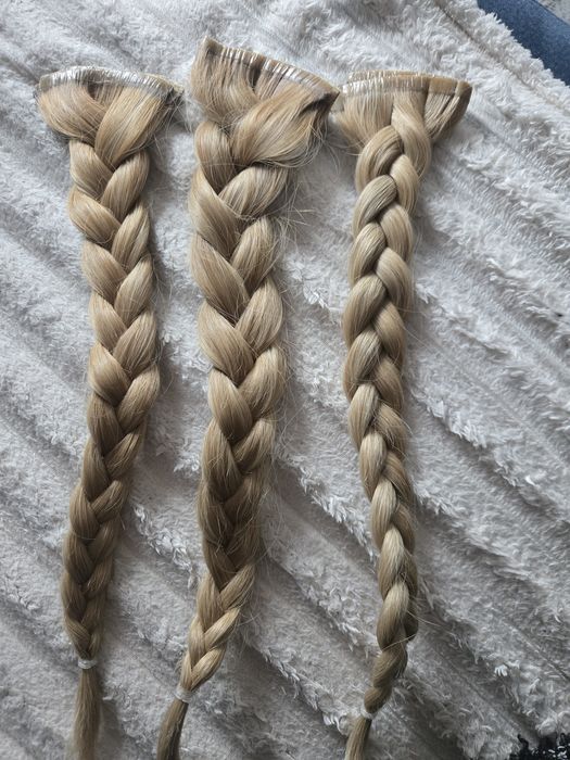 Bio taśmy  włosy naturalne  blond