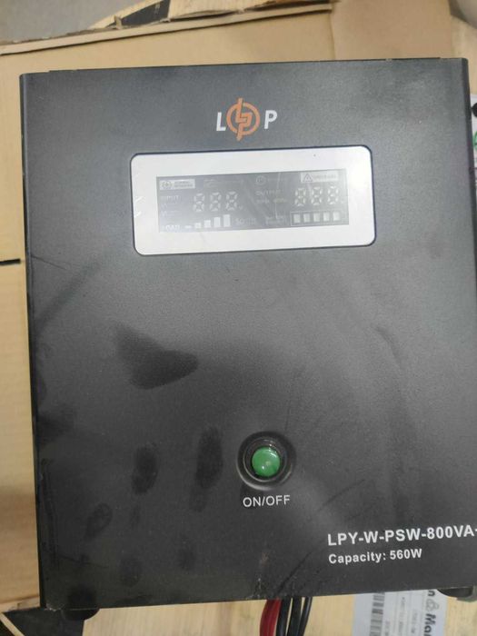 ДБЖ Logicpower LPY-W-PSW-800+ 560Вт 5A/15A