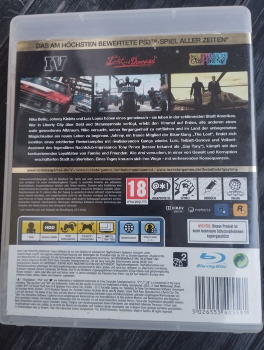 GTA 4 and episodes from liberty city ps3